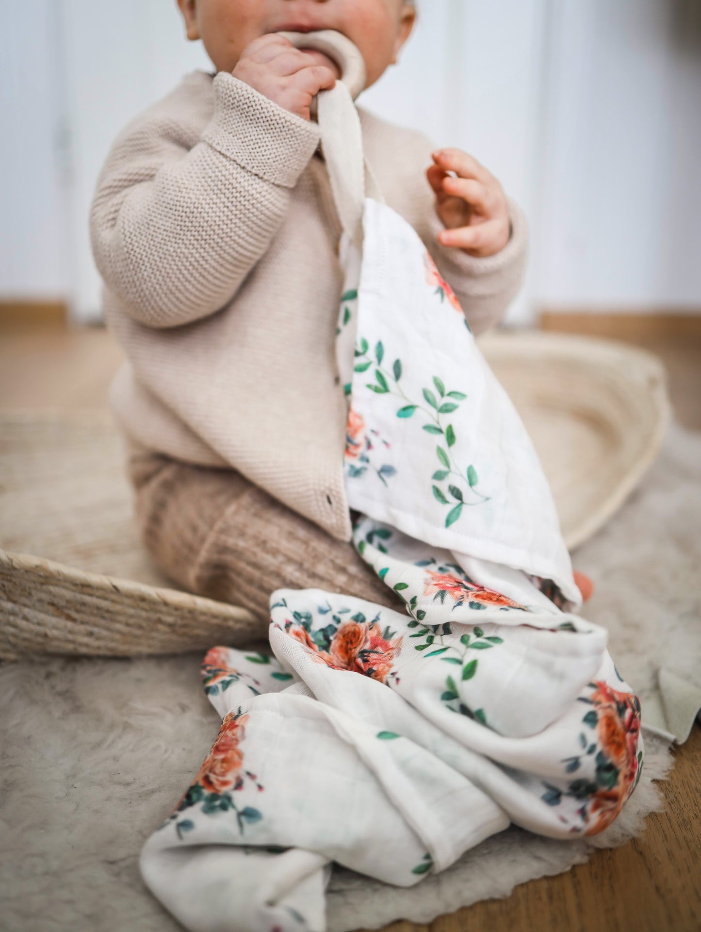 WandelWunder Tuch ROSE - HANDMADE