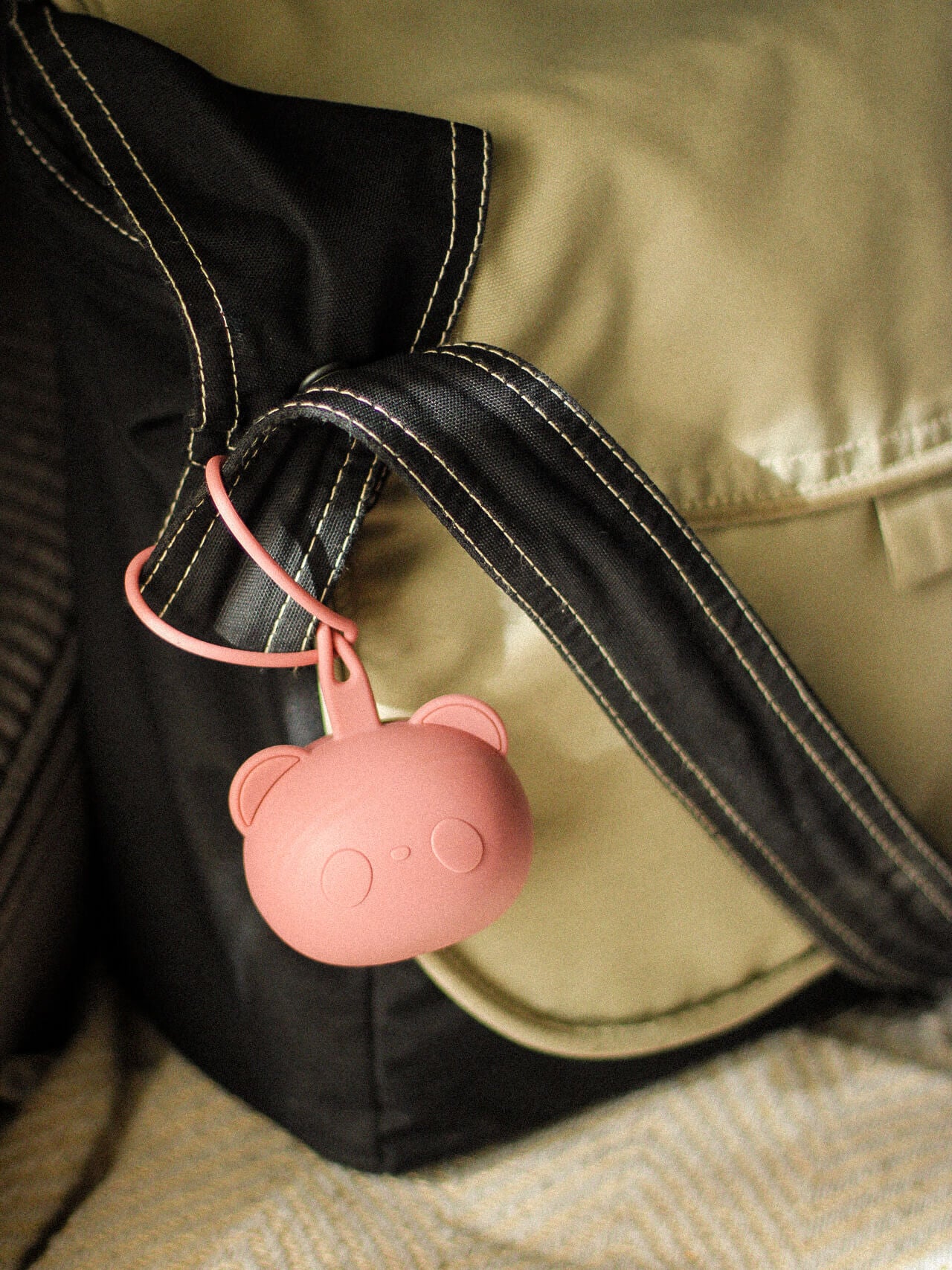Panda Schnuller Tasche ALT ROSA