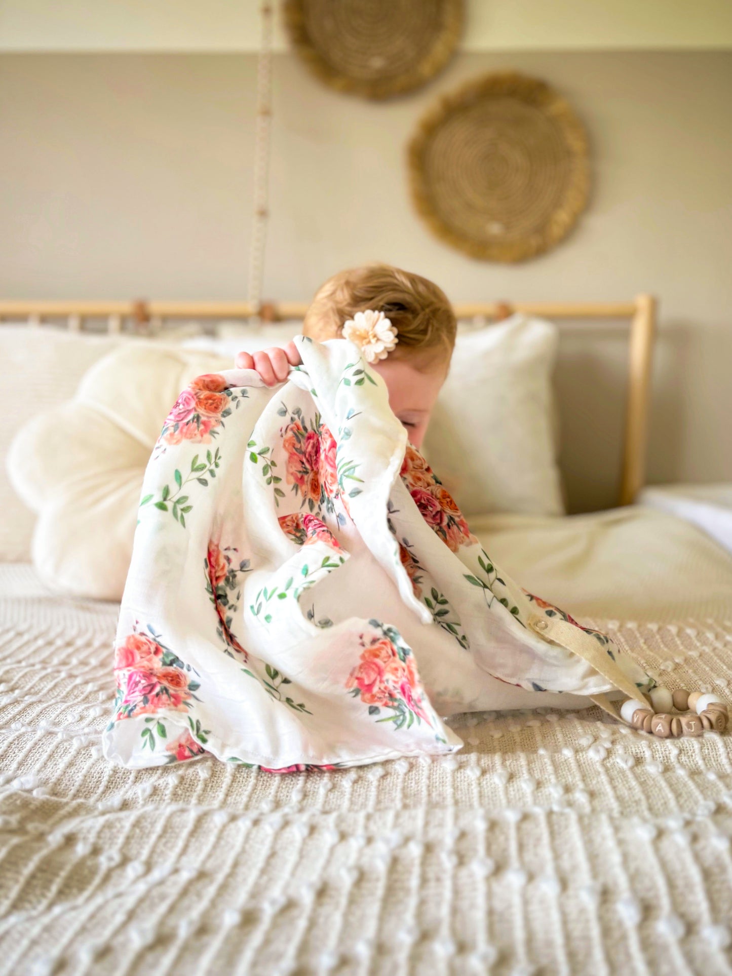 WandelWunder Tuch ROSE - HANDMADE