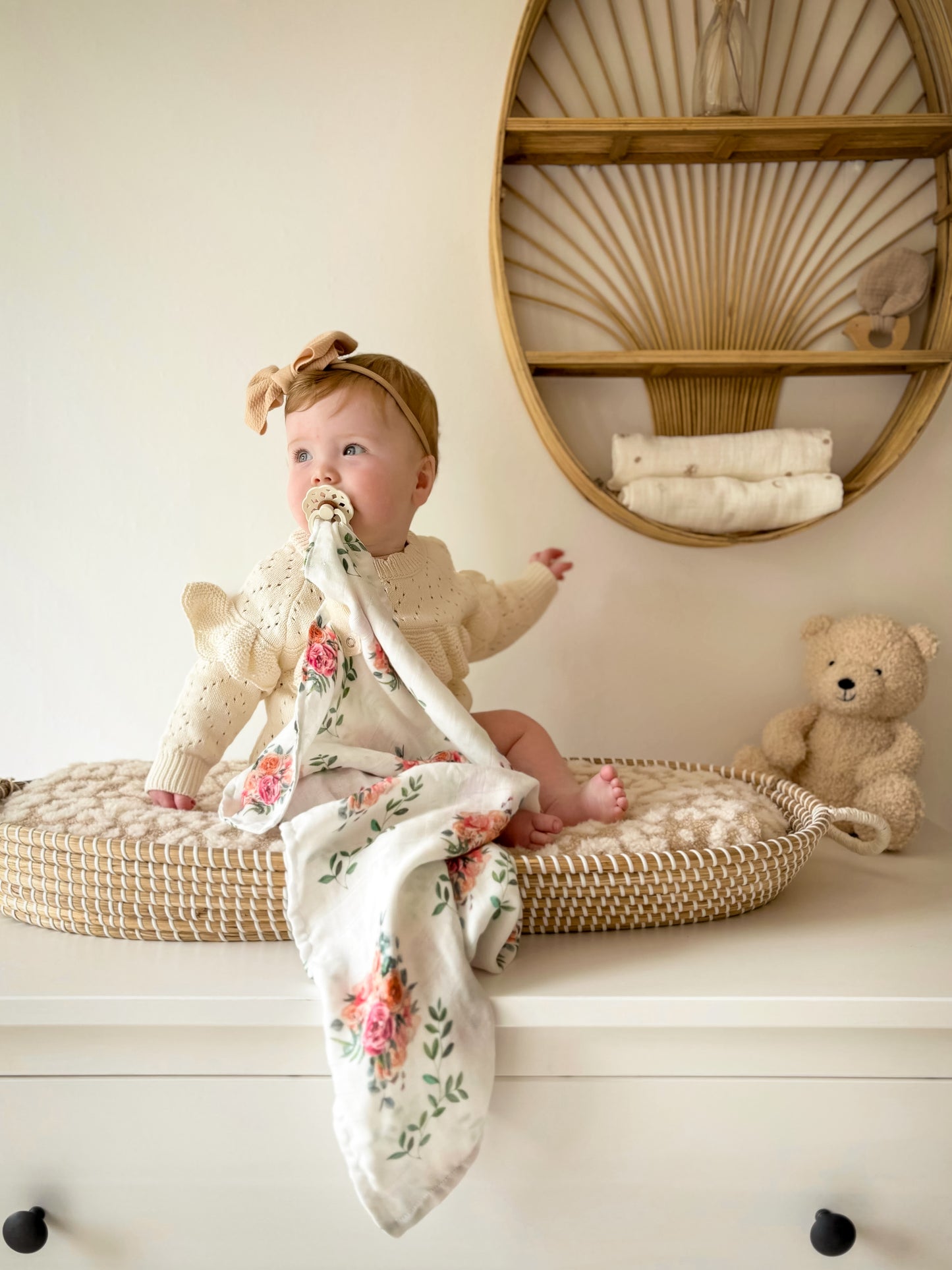 WandelWunder Tuch ROSE - HANDMADE