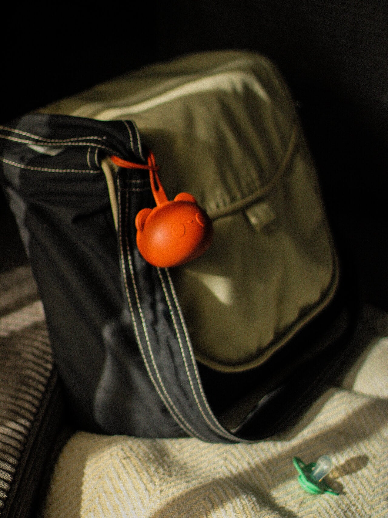 Panda Schnuller Tasche KAFFEE