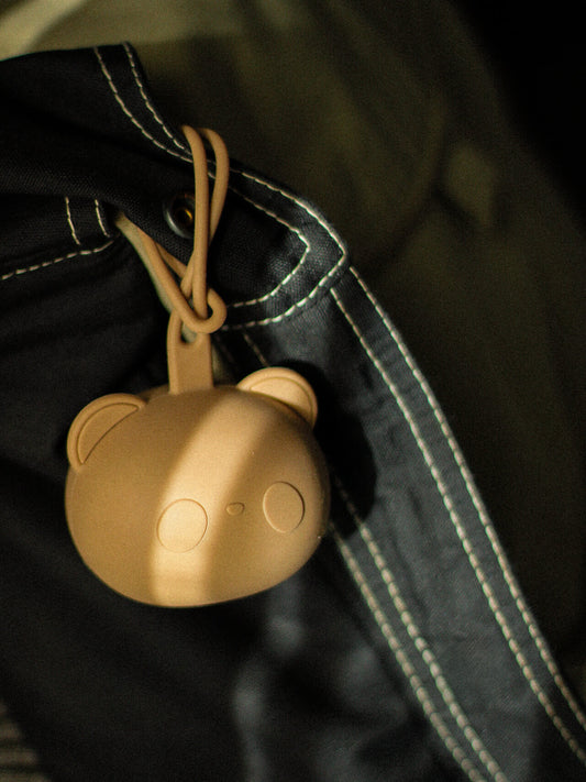 Panda Schnuller Tasche CAPPUCCINO