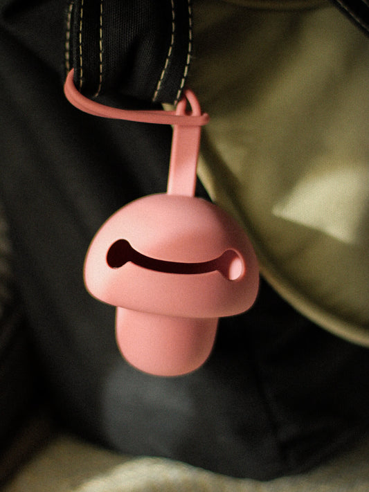 Pilz Schnuller Tasche ALT ROSA