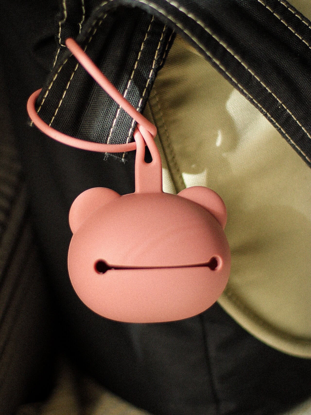 Panda Schnuller Tasche ALT ROSA