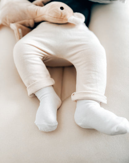 Bambus Socken WEISS - BLAU