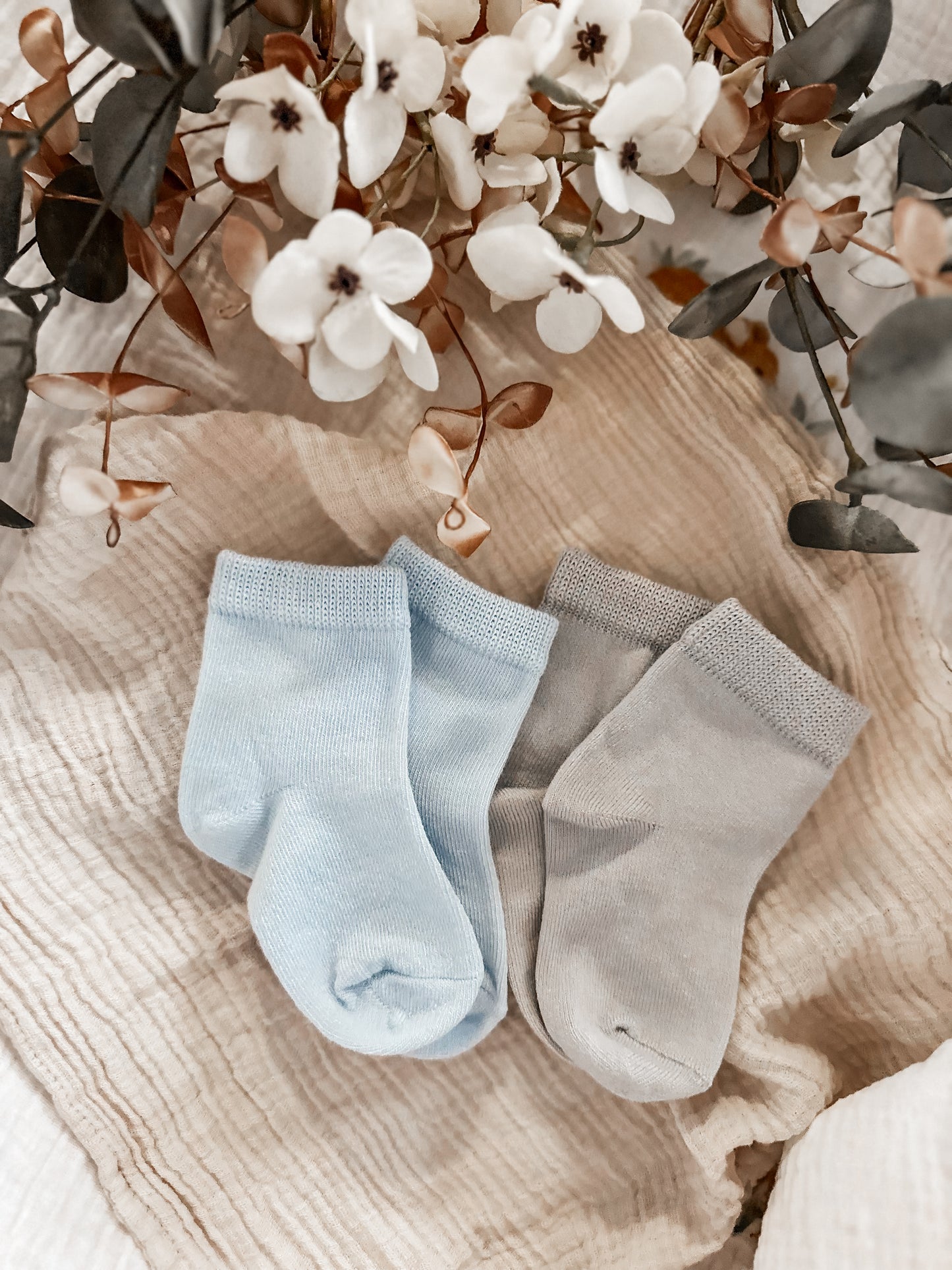Bambus Socken BLAU - GRAU