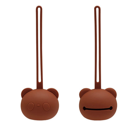 Panda Schnuller Tasche CAPPUCCINO
