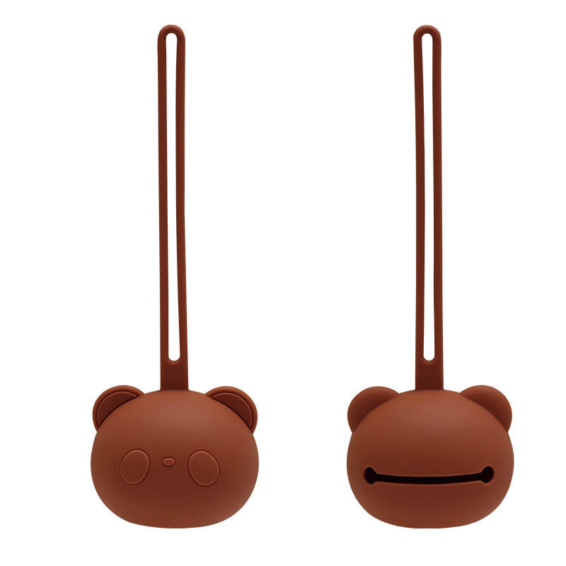 Panda Schnuller Tasche KAFFEE